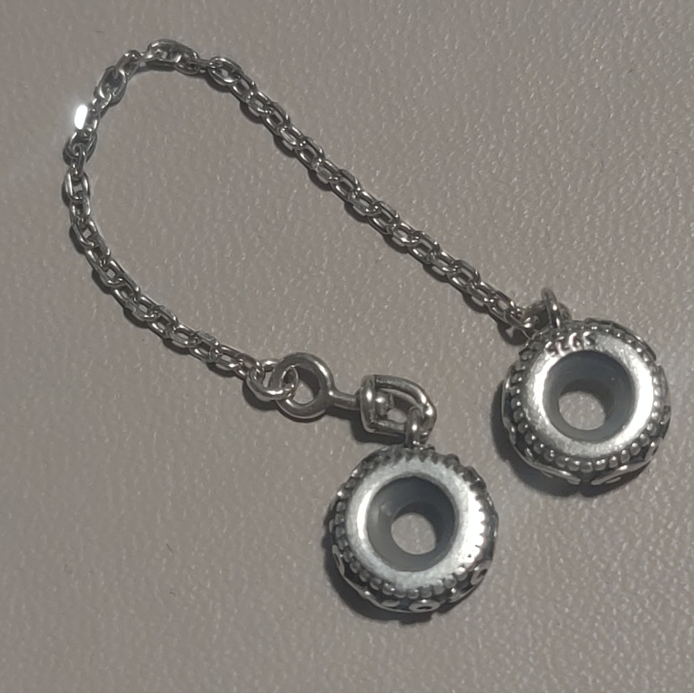 Safety chain for Pandora bracelet